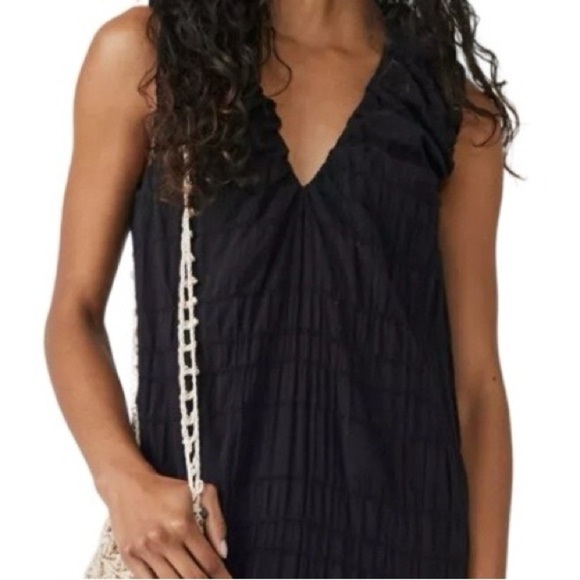 Free People Agatha Black V-Neck Maxi Dress Size XS - Picture 4 of 11